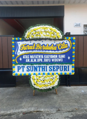 Papan Bunga Duka di Taar