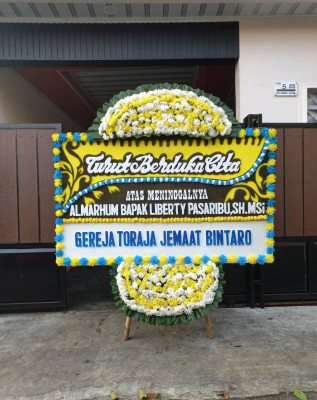 Papan Bunga Duka di Taar